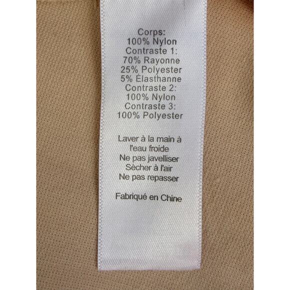 Lush Ivory Lace Slip Dress Open Back V-Neck Sleeveless Size Large - Picture 7 of 8